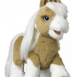 Hasbro Fur Real Friends Brown/white Interactive Baby Butterscotch Pony Horse